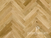 Фото №1 - Паркетная доска Barlinek Herringbone 130 - Дуб Bright