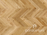 Фото №1 - Паркетная доска Barlinek Herringbone 130 - Дуб Caramel