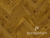 Фото №1 - Паркетная доска Barlinek Herringbone 130 - Дуб Brown Sugar