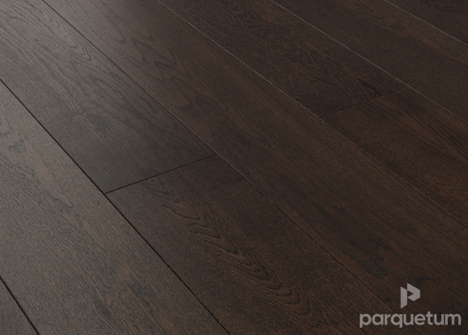 Фото №1 - Паркетная доска Amber Wood Классика - Дуб Махагон 