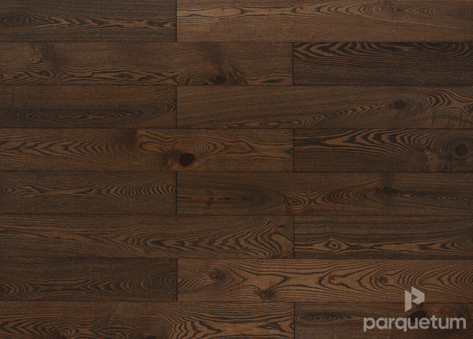 Фото №1 - Паркетная доска Amber Wood Фьюжн - Ясень Шоколад