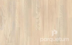 Паркетная доска Tarkett SALSA - Ясень SILKY WHITE 3-полосный