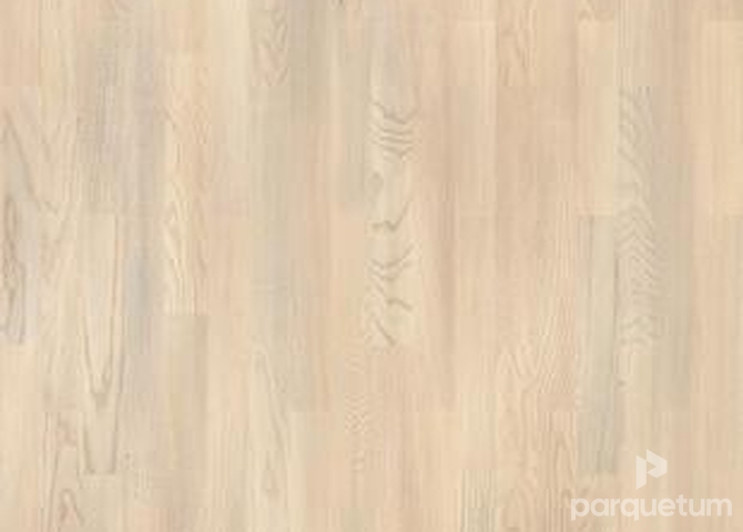 Фото №1 - Паркетная доска Tarkett SALSA - Ясень SILKY WHITE 3-полосный