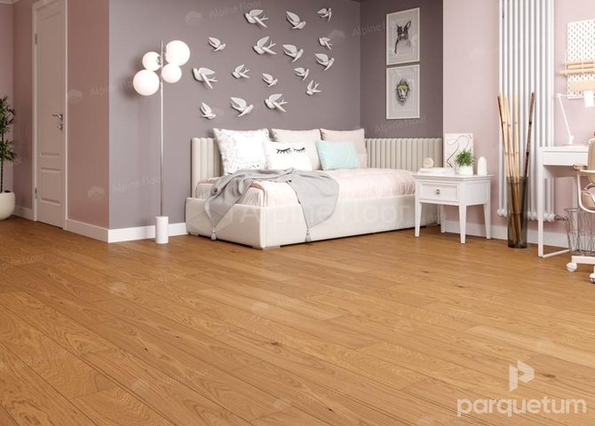 Фото №1 - Инженерная доска Alpine Floor VILLA  Дуб Миндальный EW201-02