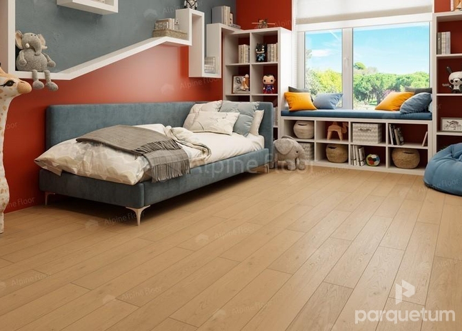 Фото №1 - Инженерная доска Alpine Floor STUDIO Дуб Айвори EW200-03