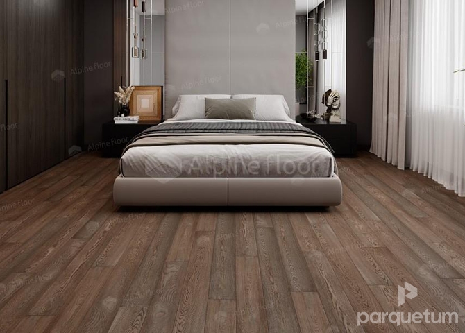 Фото №1 - Инженерная доска Alpine Floor STUDIO Дуб Дымчатый EW200-07