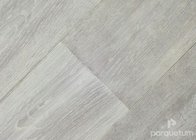 Фото №1 - Инженерная доска Vecchio Parquet Модерн Дуб серый лак