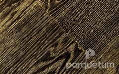 Инженерная доска Vecchio Parquet Модерн Дуб черный золото