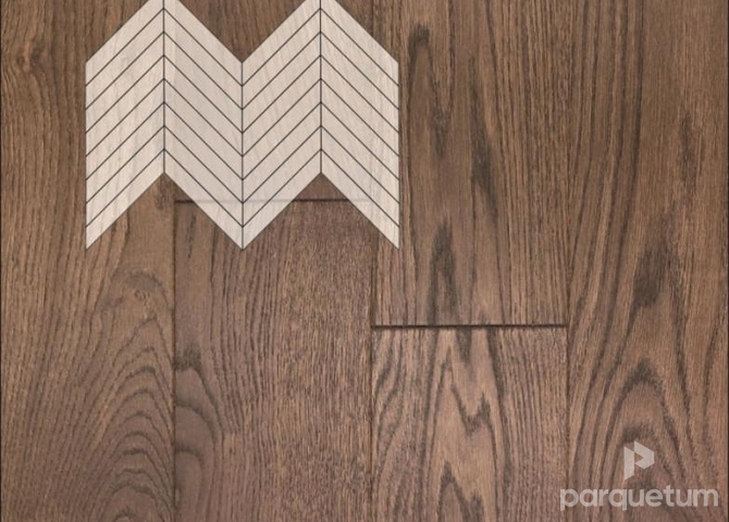 Фото №1 - Инженерная доска Primavera Oak Polvo Рустик